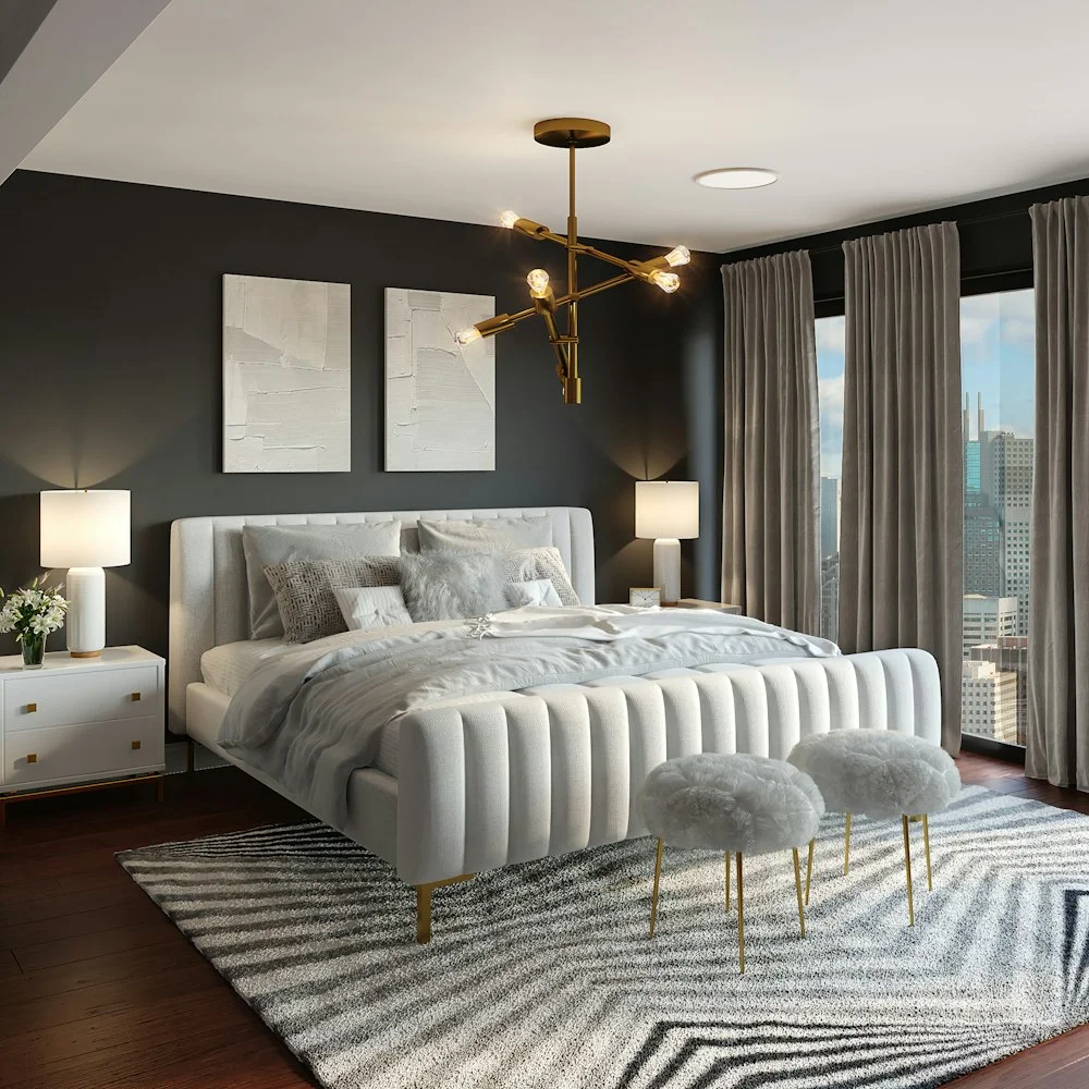 The Walnut Residence master suite renovation