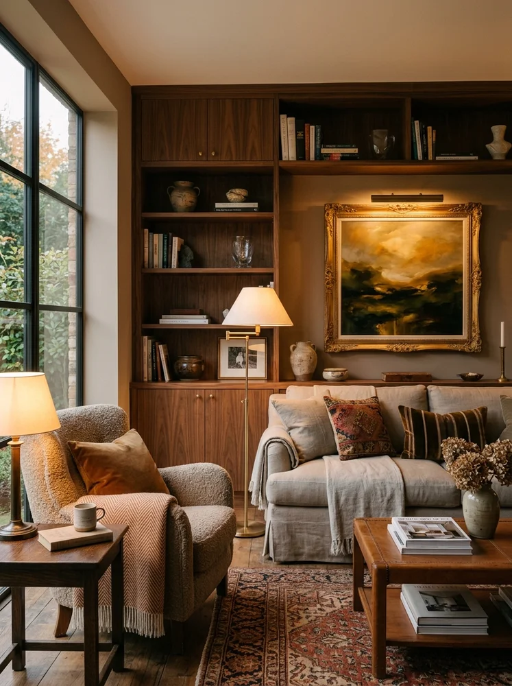 Luxury interior design living space in Mumbai
